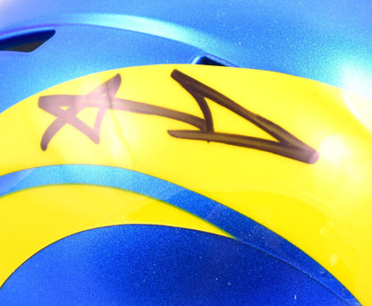 Aaron Donald Signed Los Angeles Rams Speed Mini Helmet