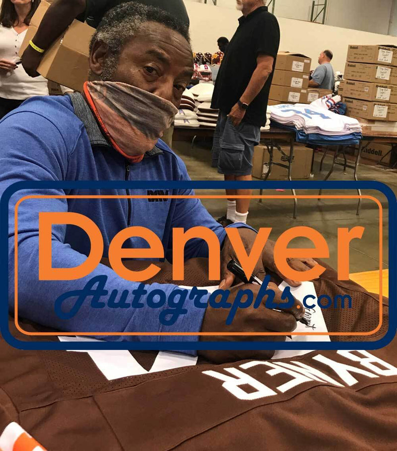 Earnest Byner Autographed Cleveland Browns Custom Football Jersey