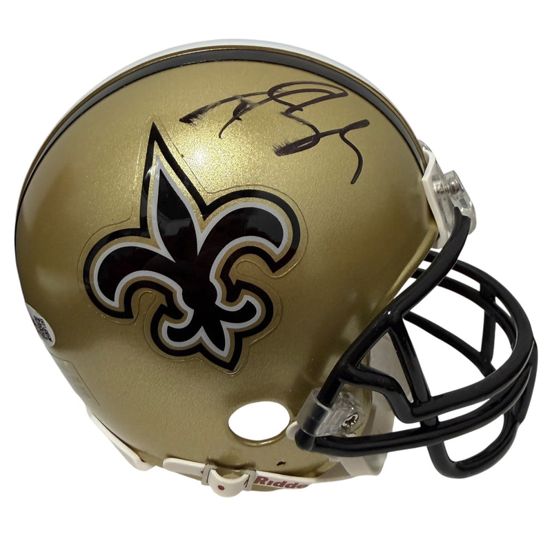 Drew Brees New Orleans Saints Signed VSR4 Mini Helmet JSA