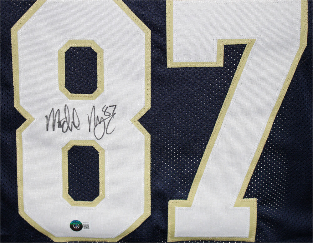 Michael Mayer Autographed Notre Dame Fighting Irish Style Custom Jersey