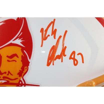 Rob Gronkowski Autographed Tampa Bay Buccaneers Throwback Full Size Helmet