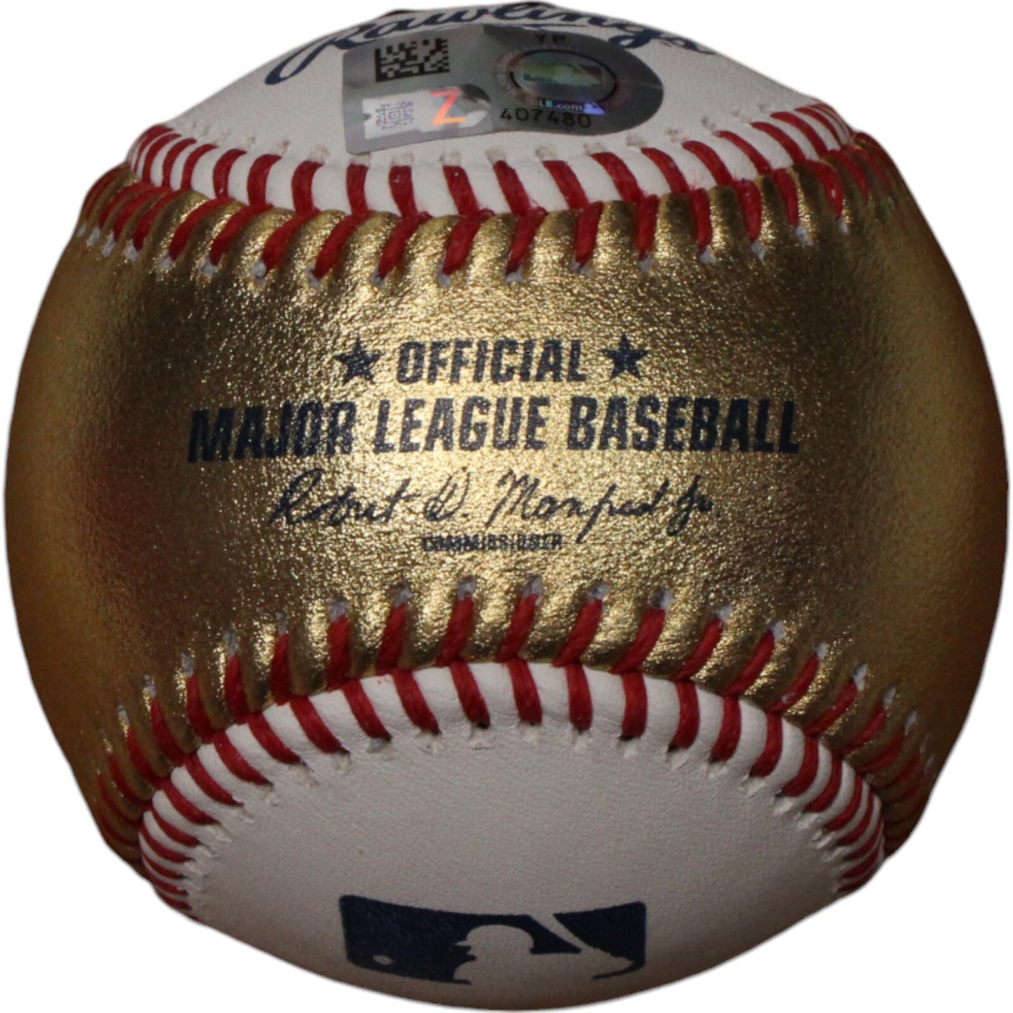 Max Scherzer Signed Texas Rangers Gold & White OML Baseball