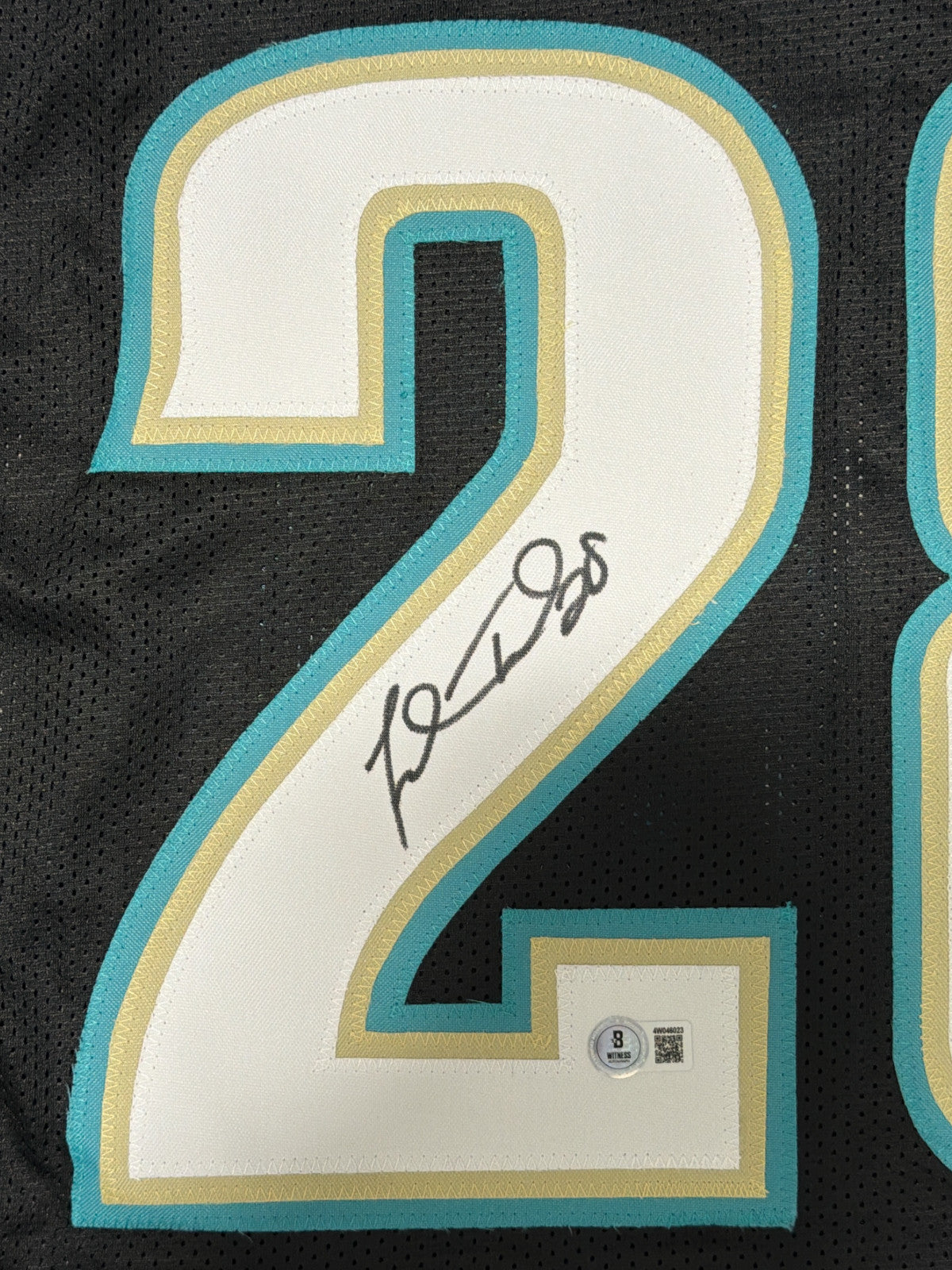 Fred Taylor Signed Jacksonville Jaguars Custom Jersey