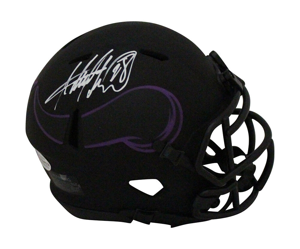 Adrian Peterson Autographed Minnesota Vikings Riddell Eclipse Mini Helmet