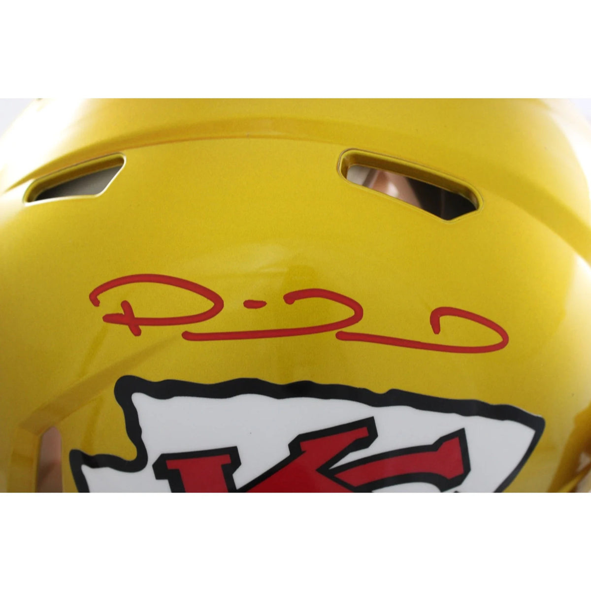 Patrick Mahomes Signed Kansas City Chiefs Flash Full Size Proline Helmet