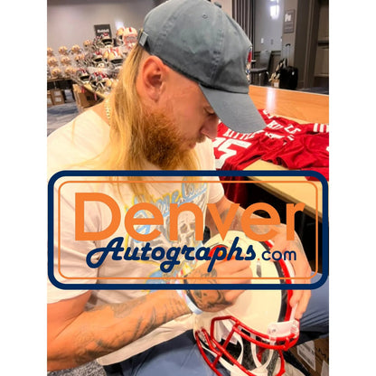 George Kittle Autographed San Francisco 49ers Proline Retro Helmet