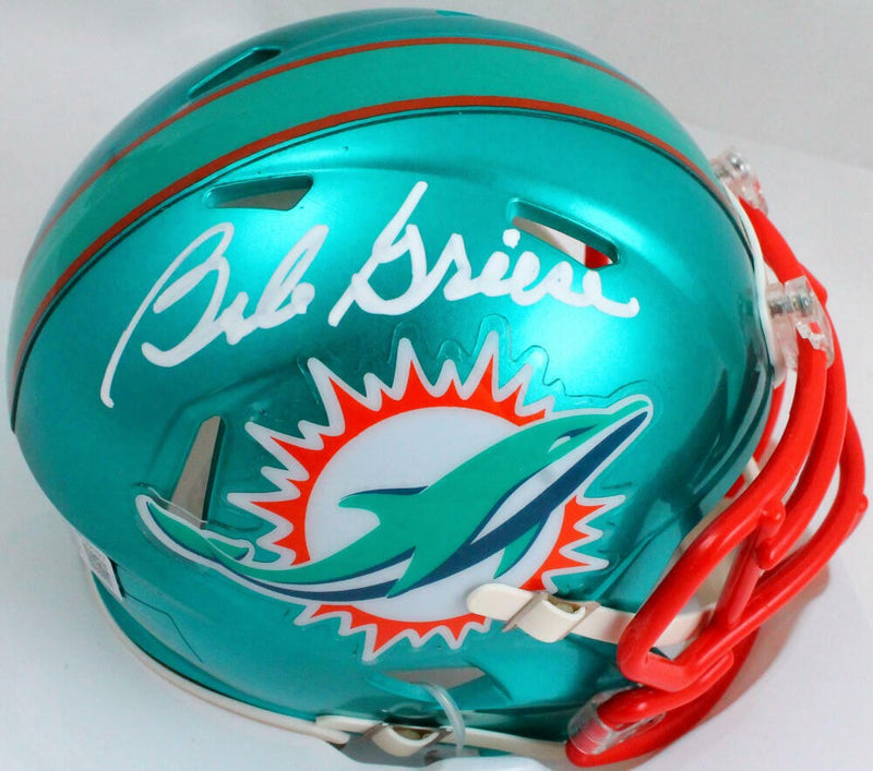 Bob Griese Signed Miami Dolphins Flash Speed Mini Helmet