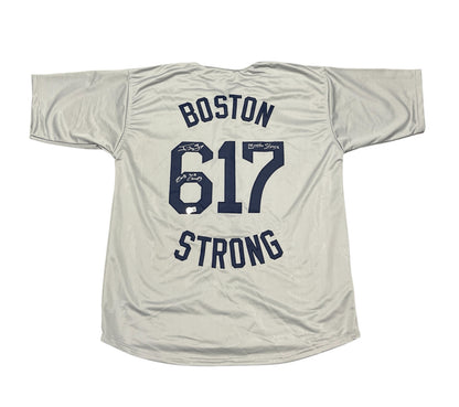 Jonny Gomes Signed Boston Strong Custom Jersey (Beckett Witnessed)