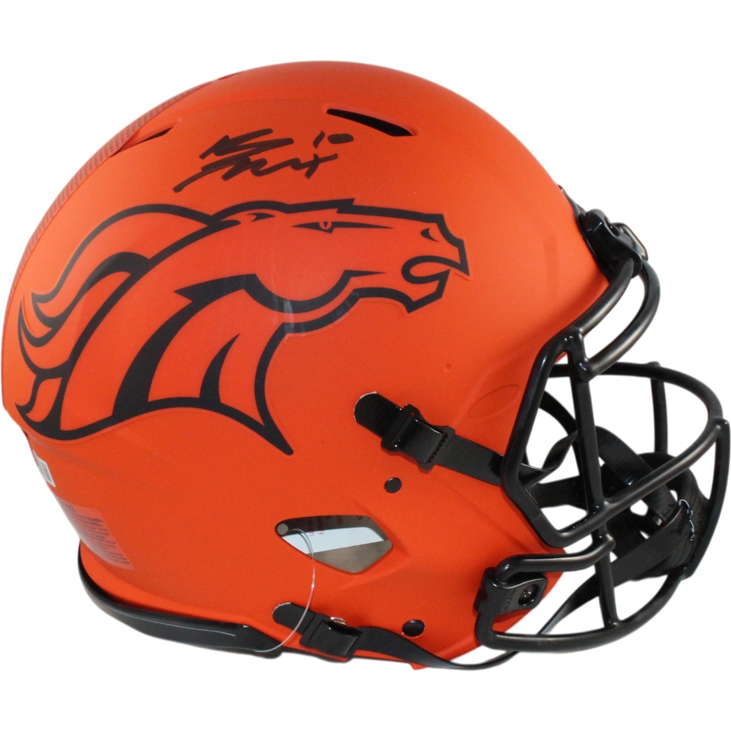 Bo Nix Denver Broncos Autographed Authentic Rave Full Size Helmet