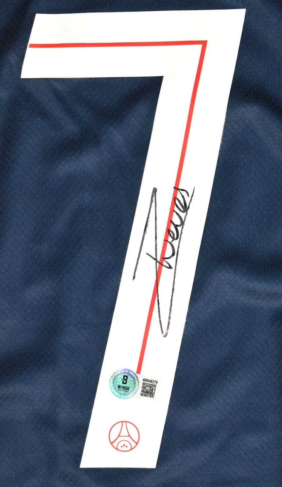 Joao Neves Autographed PSG Home Soccer Jersey