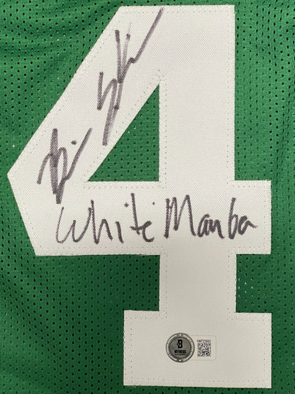 Brian Scalabrine Signed Boston Celtics Custom Jersey "White Mamba" BAS