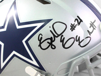 Ezekiel Elliott Autographed Dallas Cowboys Authentic Speed Helmet - Black