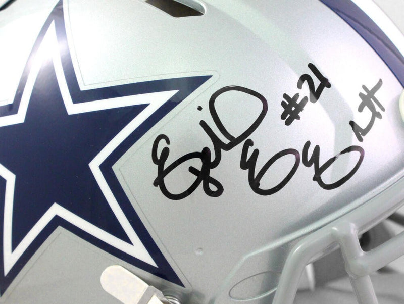Ezekiel Elliott Autographed Dallas Cowboys Authentic Speed Helmet - Black