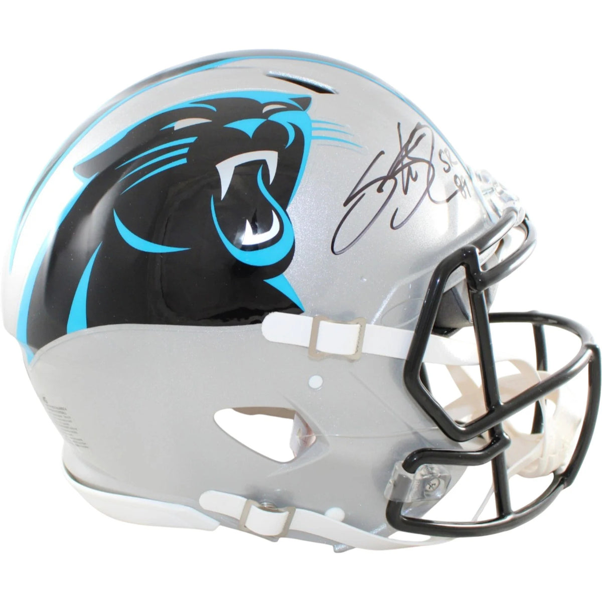 Steve Smith Signed Carolina Panthers Proline Helmet