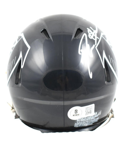 Deion Sanders Signed Atlanta Falcons Throwback Speed Mini Helmet