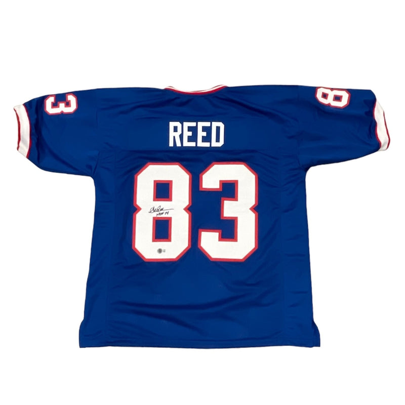 Andre Reed Signed Buffalo Bills Custom Jersey (HOF 14) Beckett COA