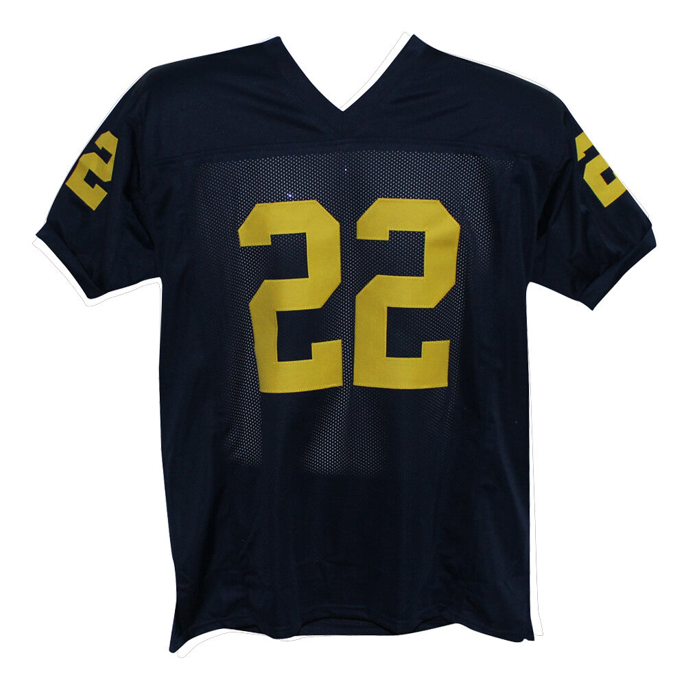 Ty Law Autographed Michigan Wolverines Custom College Style Jersey
