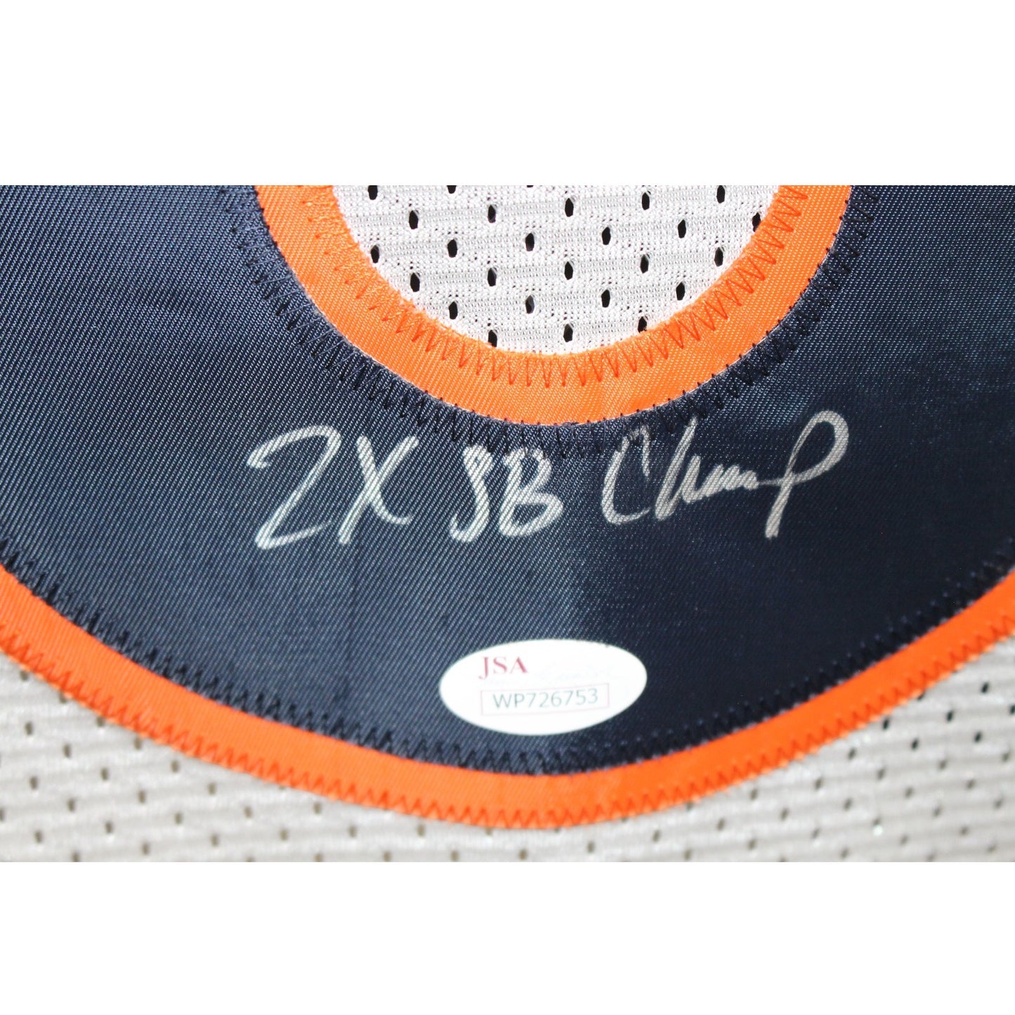 Rod Smith Signed Denver Broncos Reebok Jersey with 6 Inscriptions