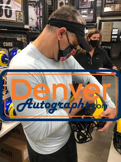 Kurt Warner Signed St Louis Rams Full Size Authentic Eclipse Helmet