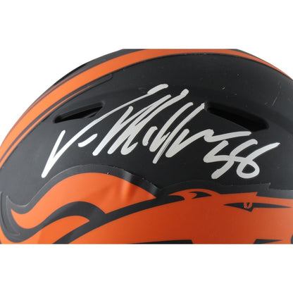Von Miller Signed Denver Broncos Full Size Authentic Eclipse Helmet