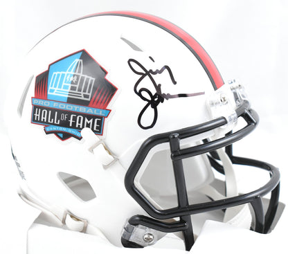 Jimmy Johnson Autographed Dallas Cowboys Speed Mini Helmet