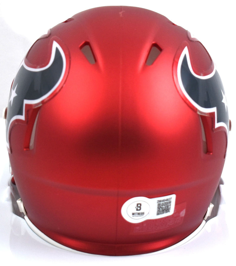 Nico Collins Signed Houston Texans Blaze Speed Mini Helmet
