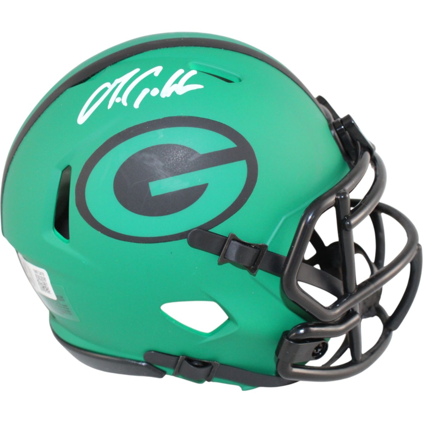 Matthew Golden Green Bay Packers Rave Mini Helmet Autographed