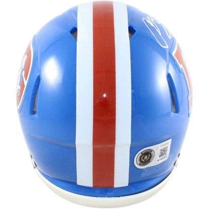 Champ Bailey Signed Denver Broncos Throwback Mini Helmet