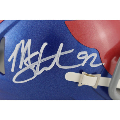 Michael Strahan Signed New York Giants 2024 Alternate Mini Helmet