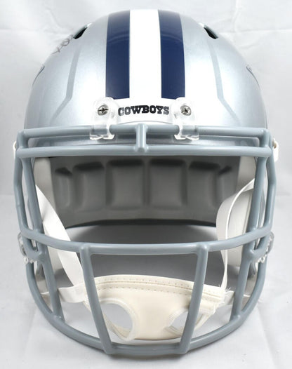 DaRon Bland Autographed Dallas Cowboys Full Size Speed Helmet - Black