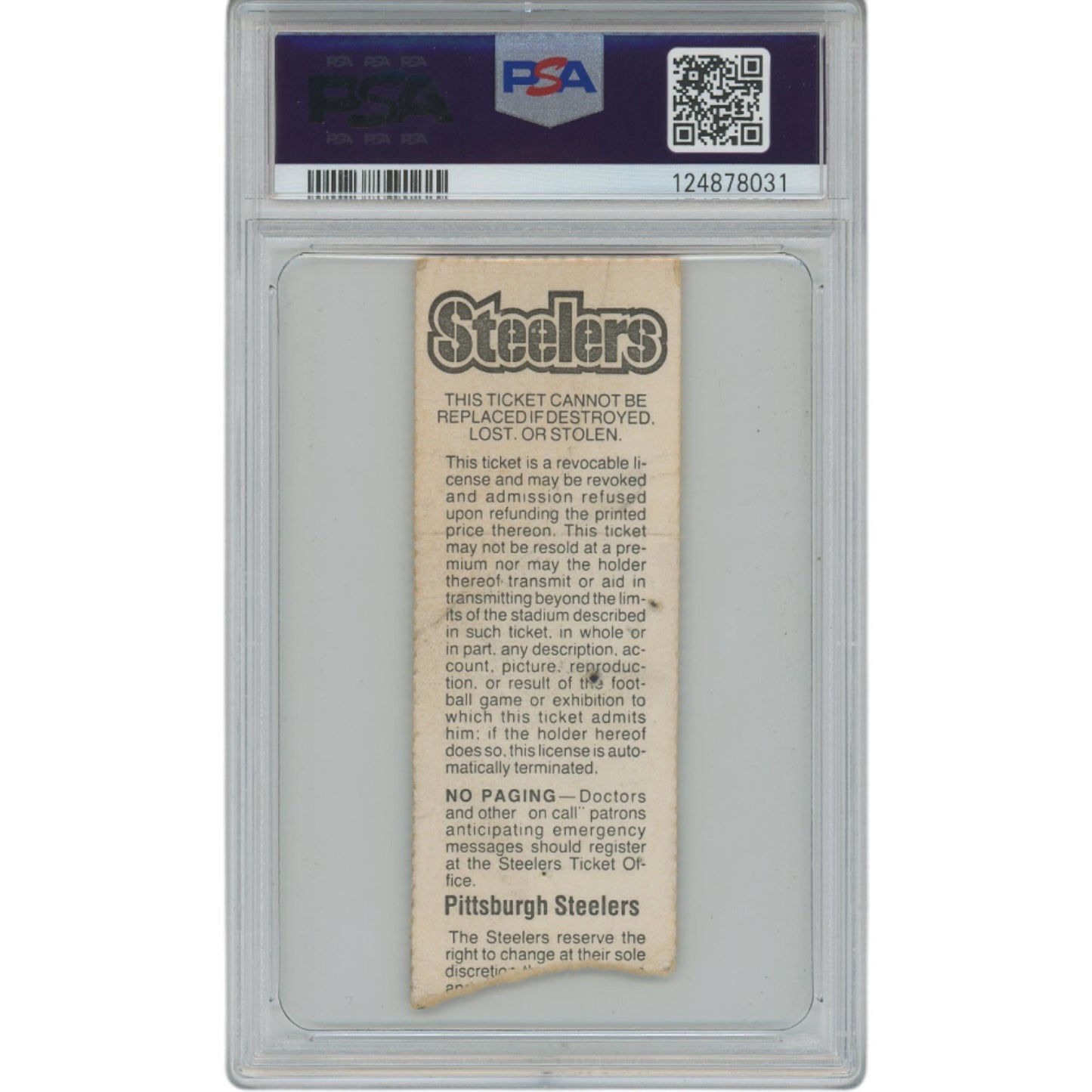 Michael Irvin Signed Dallas Cowboys NFL Debut Ticket Stub (PSA)