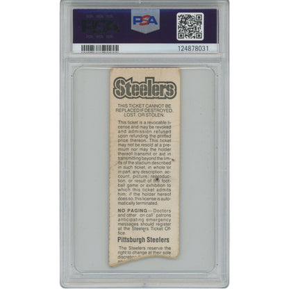 Michael Irvin Signed Dallas Cowboys NFL Debut Ticket Stub (PSA)