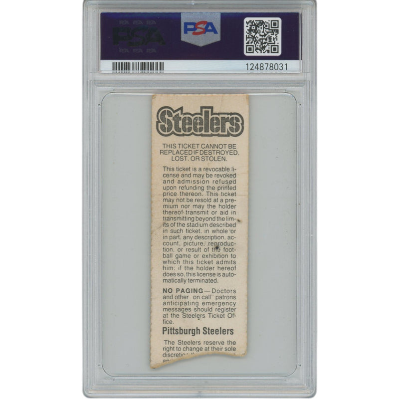 Michael Irvin Signed Dallas Cowboys NFL Debut Ticket Stub (PSA)