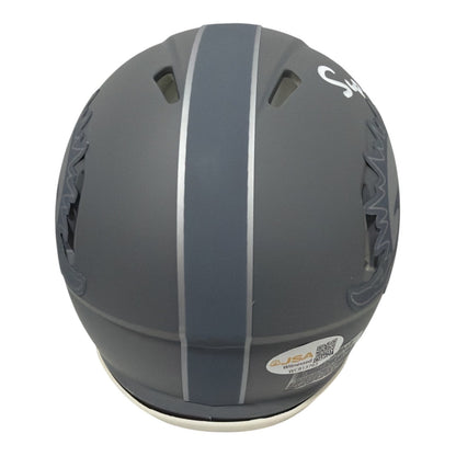 Mark Duper Signed Miami Dolphins Slate Mini Helmet