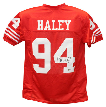 Charles Haley Signed San Francisco 49ers Pro Style Jersey BAS