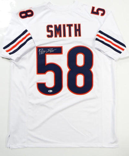 Roquan Smith Autographed White Custom Jersey