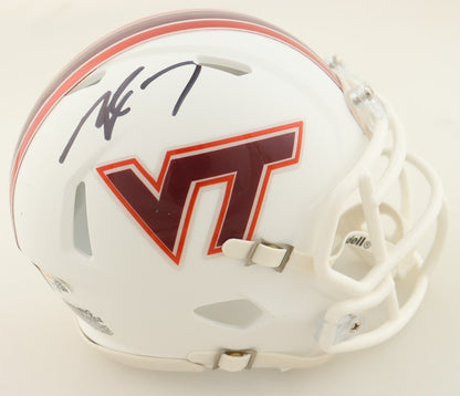 Michael Vick Autographed Virginia Tech Hokies Mini Helmet