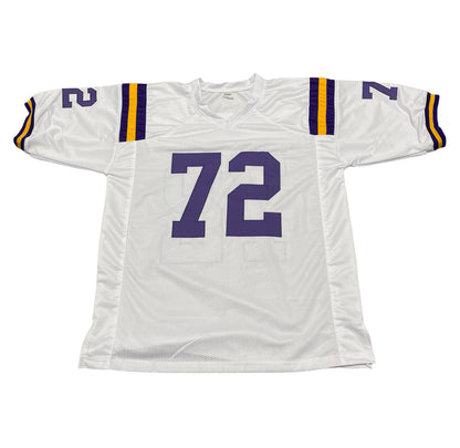 Bob Lilly Signed TCU Custom Jersey with 2 Inscriptions