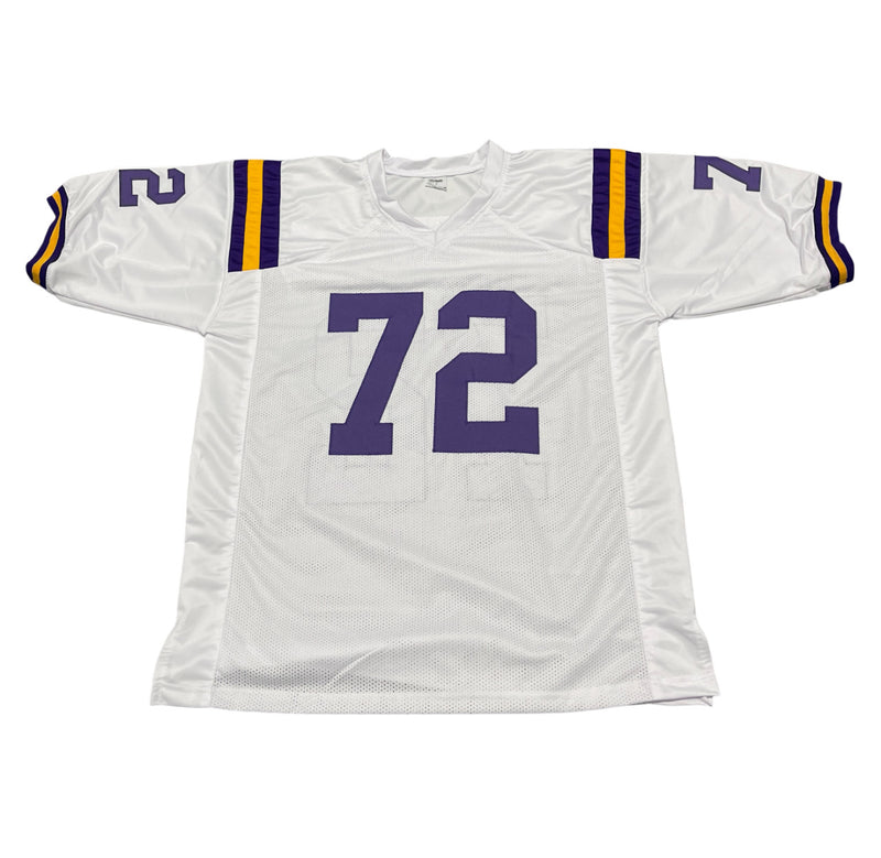 Bob Lilly Signed TCU Custom Jersey with 2 Inscriptions