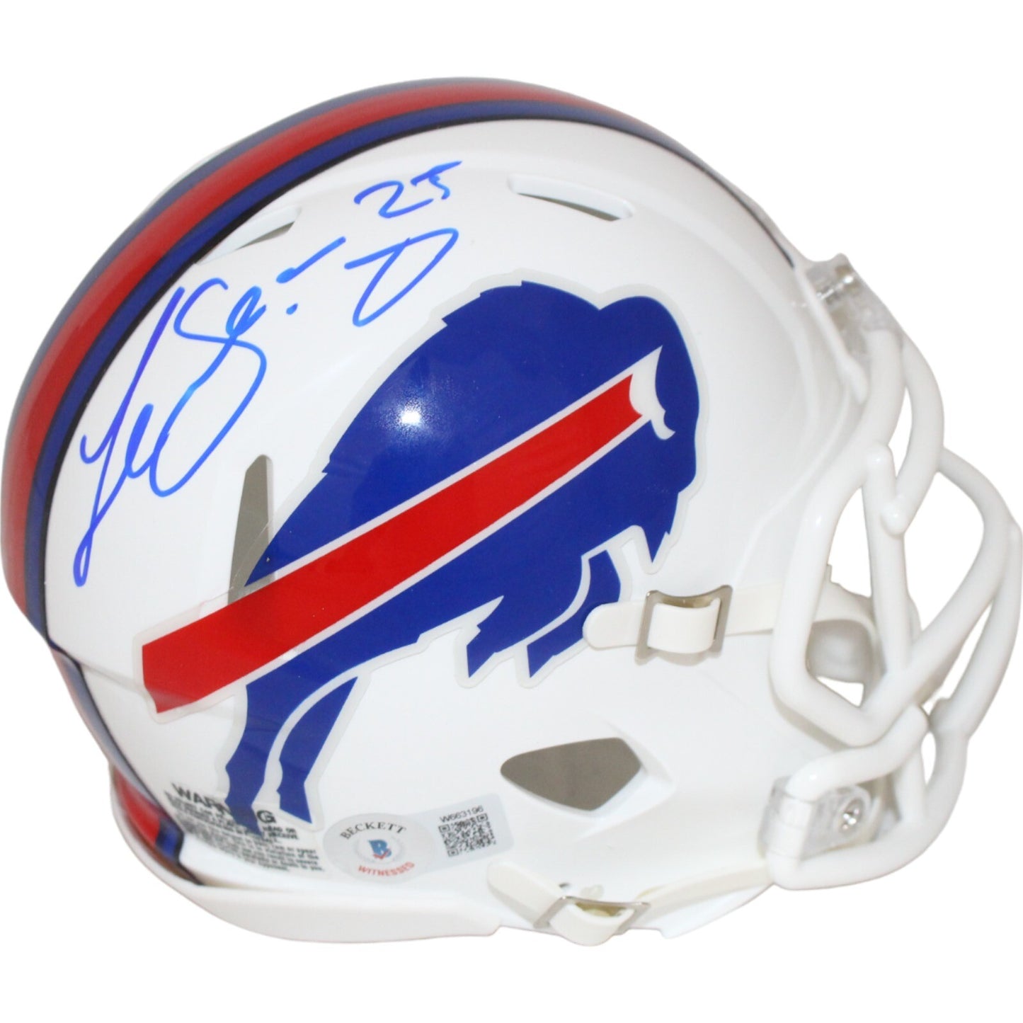 LeSean McCoy Autographed Buffalo Bills Speed Mini Helmet Beckett