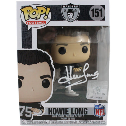 Howie Long Signed Las Vegas Raiders Funko Pop! #151 (Beckett Witnessed)