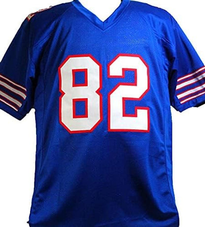 Cole Beasley Autographed SMU Mustangs Blue Custom Jersey