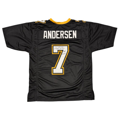 Morten Andersen Signed New Orleans Saints Custom Jersey HOF 2017