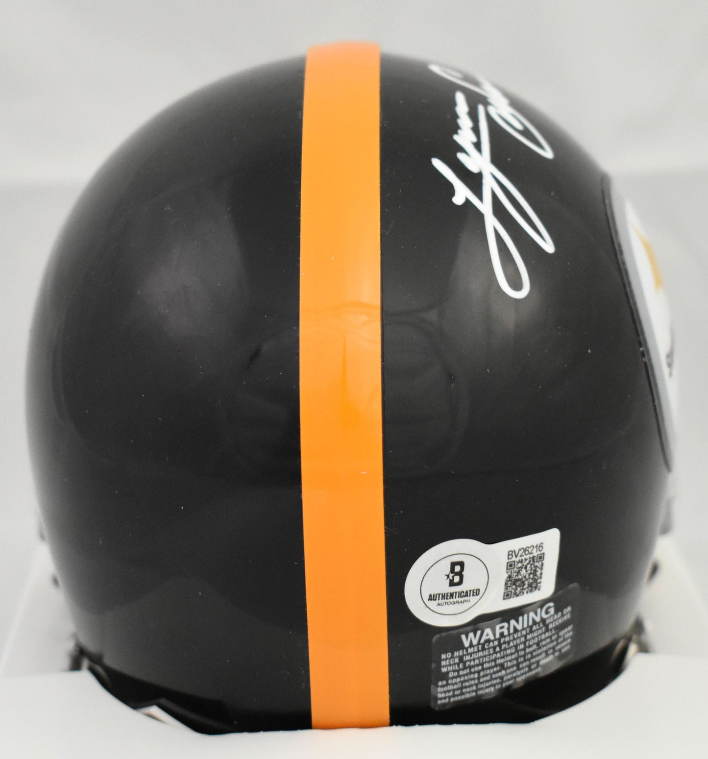 Lynn Swann Signed Pittsburgh Steelers Mini Helmet - Inscribed HOF