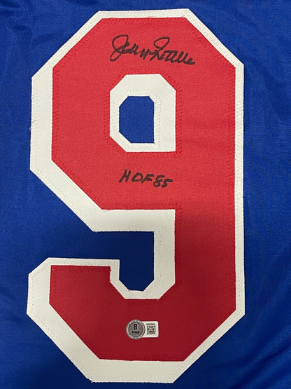 Jean Ratelle Signed New York Rangers Custom Jersey (HOF 85)