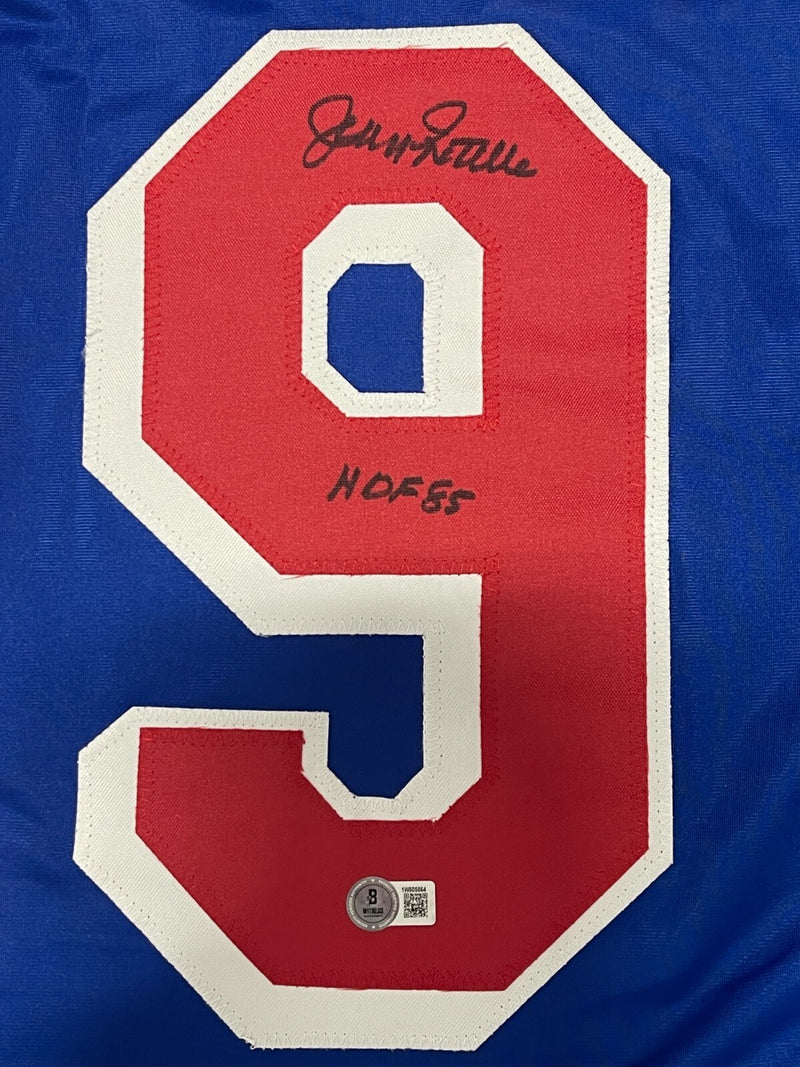 Jean Ratelle Signed New York Rangers Custom Jersey (HOF 85)