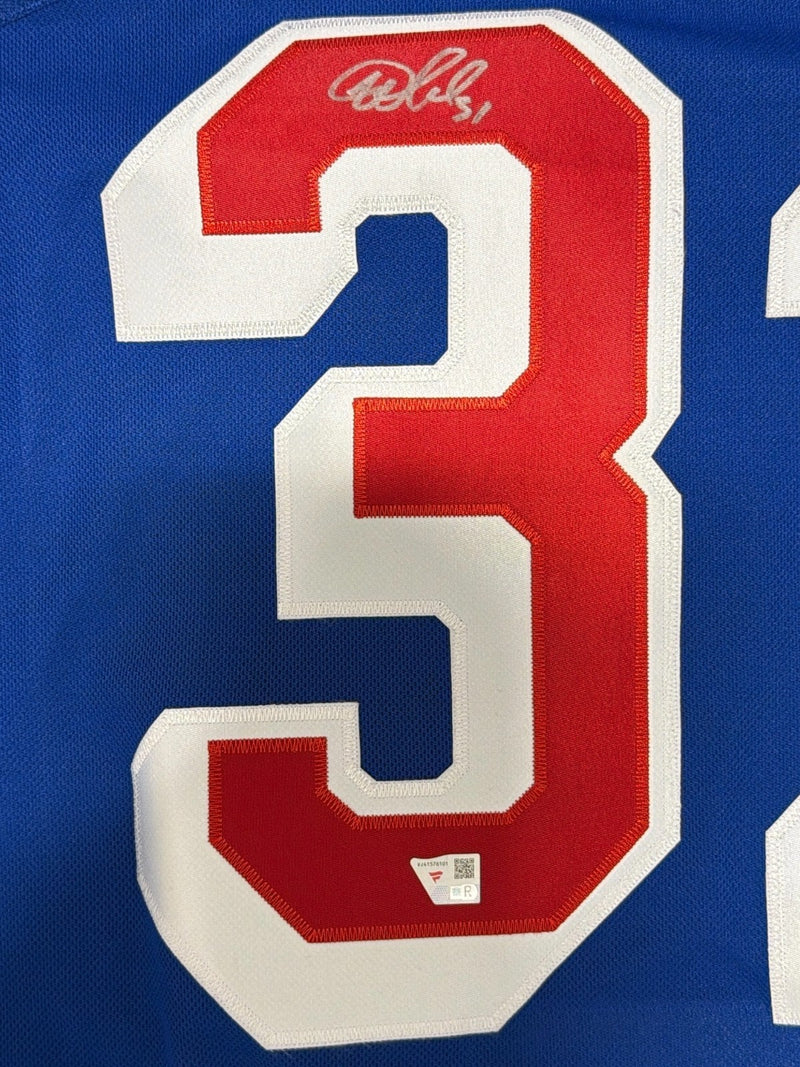 Igor Shesterkin Autographed New York Rangers Blue Adidas Jersey