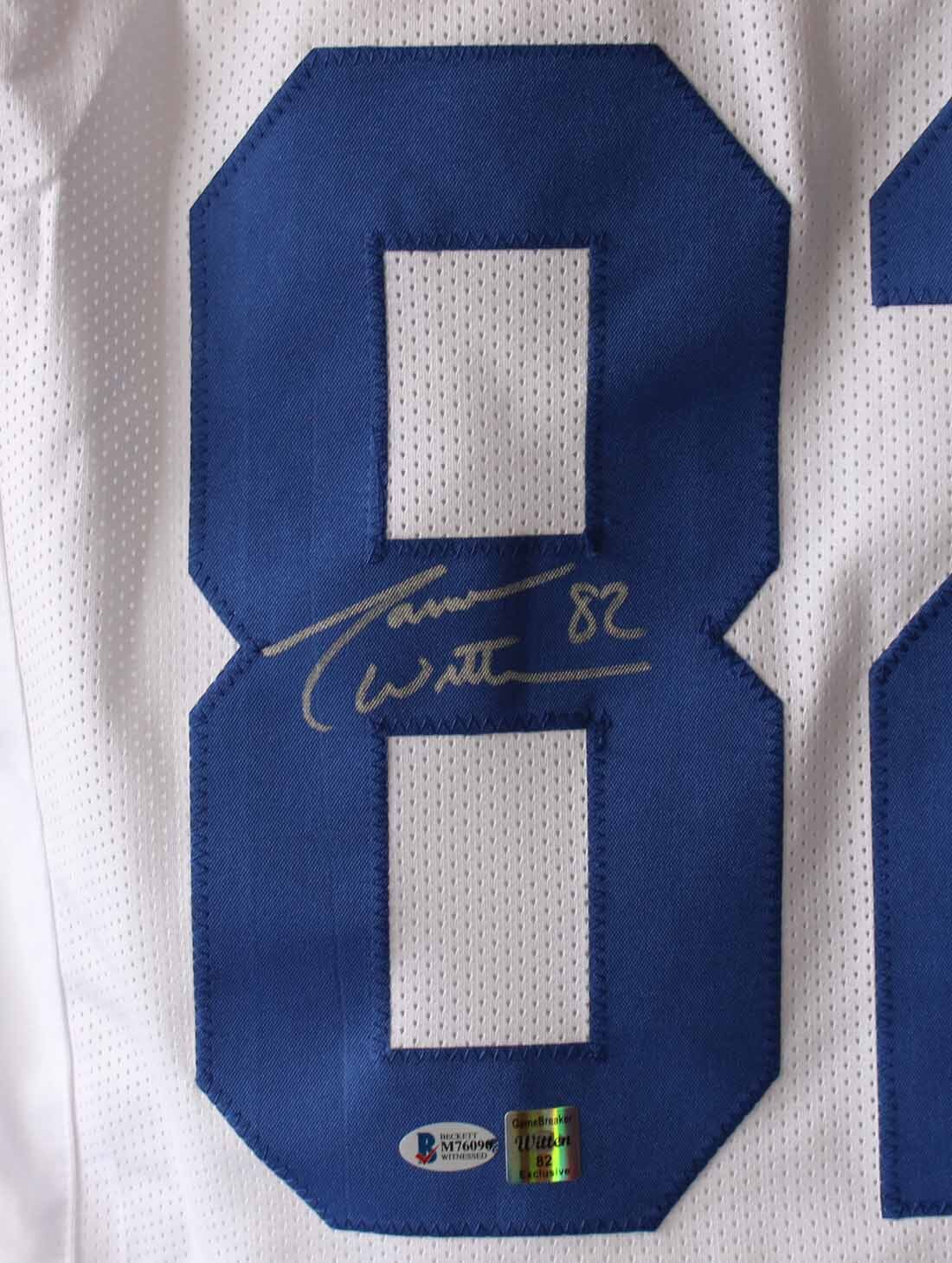 Jason Witten Signed Dallas Cowboys White Custom Football Jersey - BAS