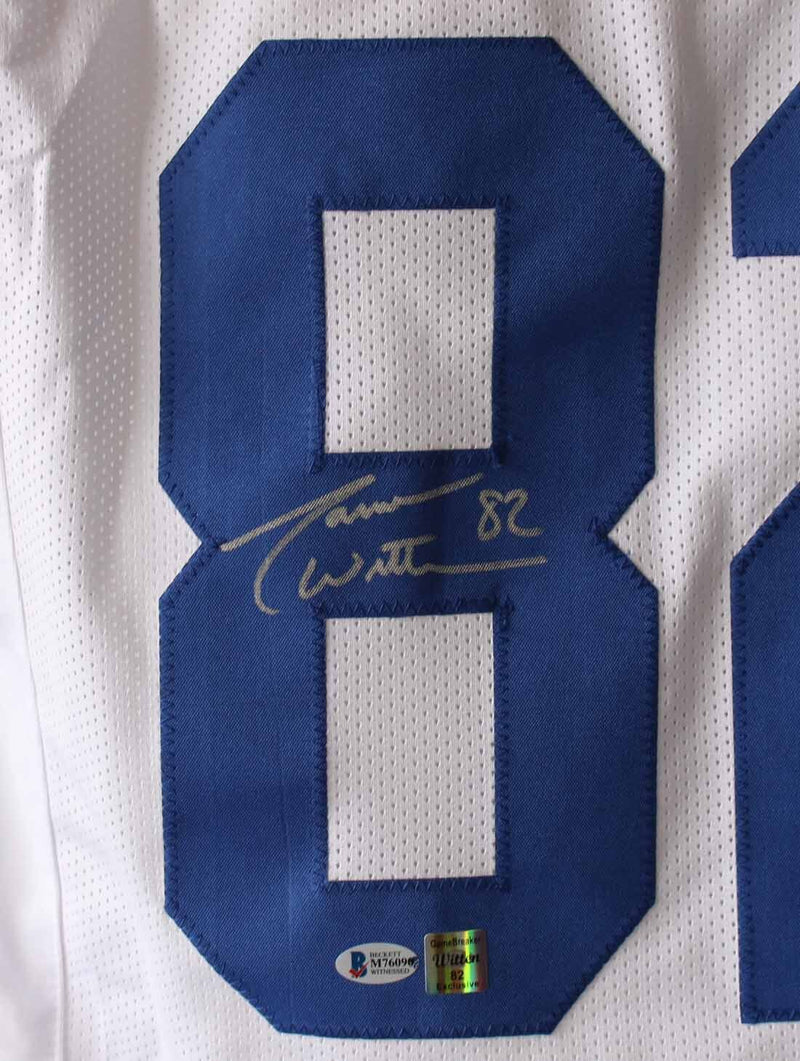 Jason Witten Signed Dallas Cowboys White Custom Football Jersey - BAS