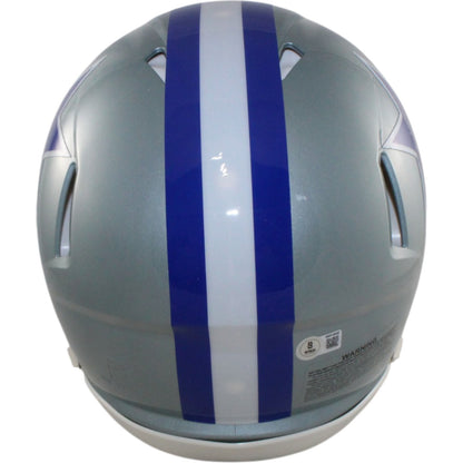 Roger Staubach Dallas Cowboys Autographed Full Size Authentic Throwback Helmet